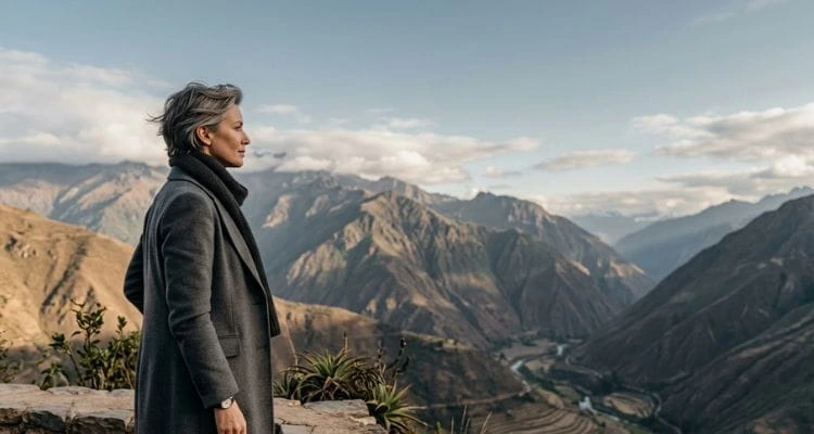 Viajes privados en Perú libertad y exclusividad Pareja caminando libremente en los Andes en un viaje privado en Perú sin multitudes